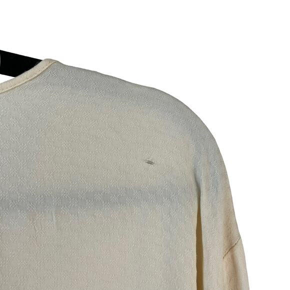 Treasure & Bond Nordstrom Womens Long Sleeve Blouse Top Yellow Size XL with FLAW - Picture 8 of 8